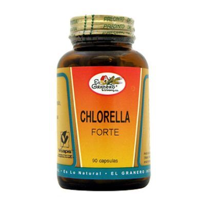 Alga CHLORELLA FORTE 510 mg 90 cap, colesterol, depurativo, sistema inmunológico y digestivo.